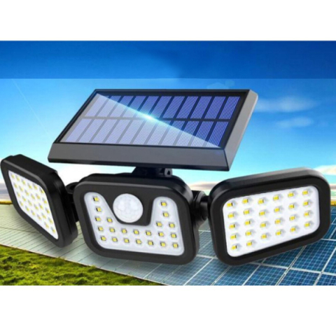 MasterLED Solar LED napelemes reflektor 15 W-os mozgásérzékelővel