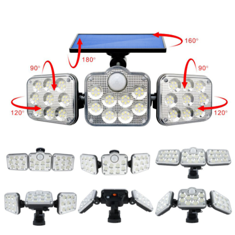 MasterLED Solar LED napelemes lámpa 10 W-os mozgásérzékelővel