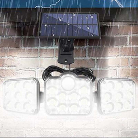 MasterLED Solar LED napelemes lámpa 10 W-os mozgásérzékelővel