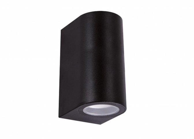 Strühm Gamp C 150x68 mm fekete két irányba világító oldalfali lámpa, GU-10-es ...