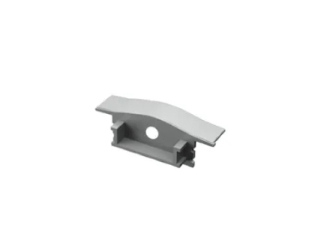 Ledprofiles szürke színű végzáró furattal LP301 aluprofilhoz 