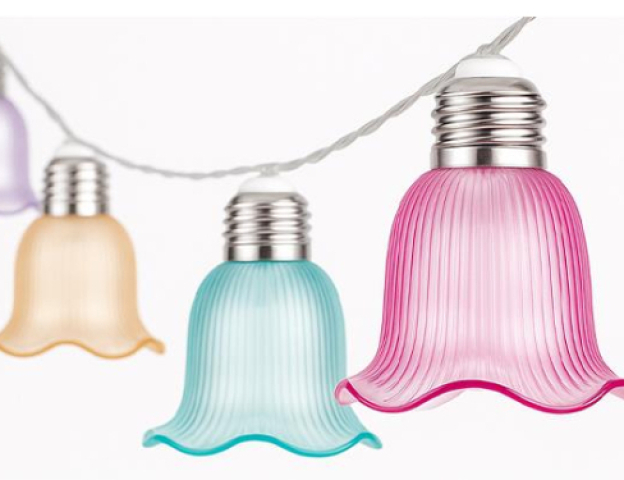 MasterLED Napelemes harang alakú girland 10 led 3,8 m 