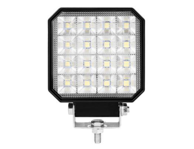 MasterLED Négyzet alakú, hideg fehér színhőmérsékletű, 48 W-os, munkalámpa 