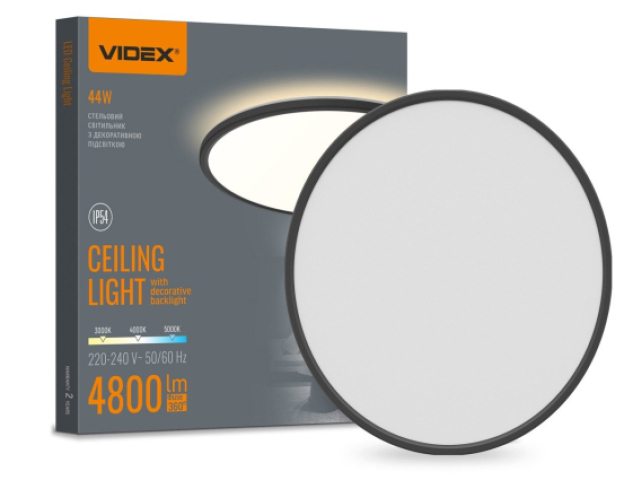 Videx mennyezeti lámpa, állítható színhőmérséklettel 4800Lm 3000K/4000K/5000K ...