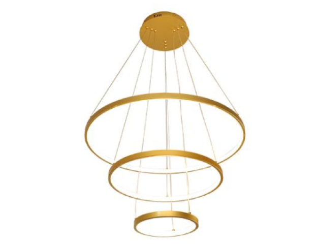 MasterLED Coma LED csillár 20/40/60cm 77W arany 